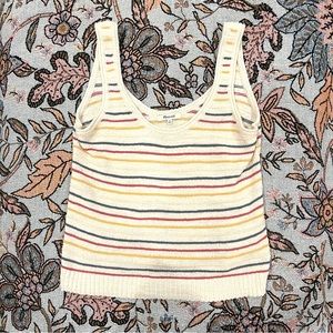 Madewell striped tank
